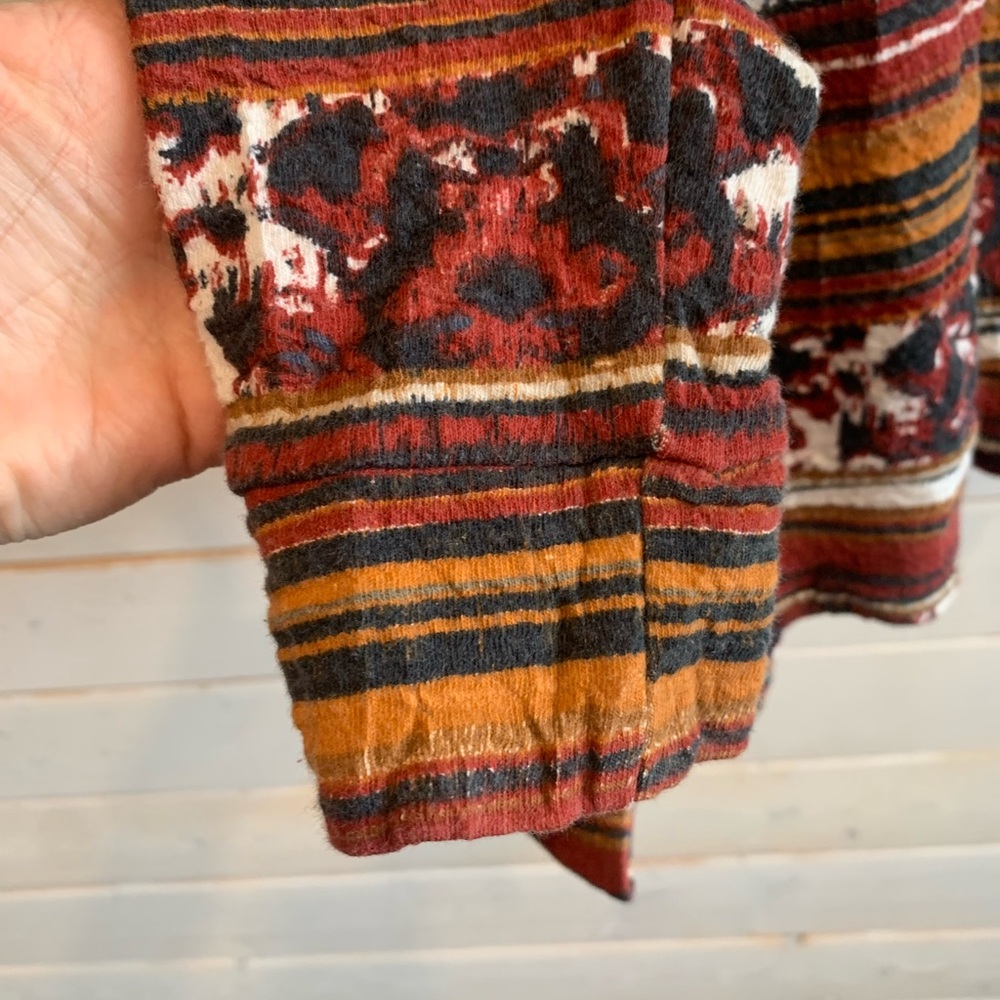 Zara | Trafaluc Tribal Design Textured Sweater - Picture 4 of 8